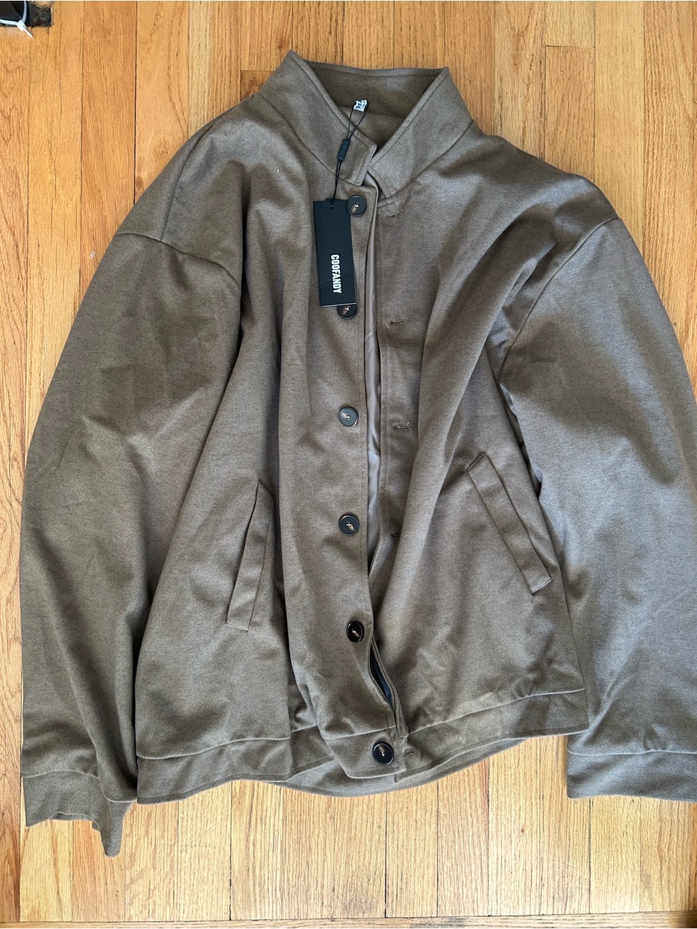 NWT Olive-Brown Women's Bomber Jacket